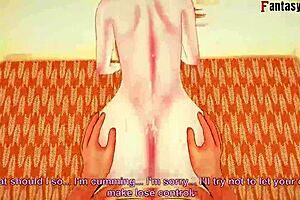 Leonardo da Vinci fucking naked in 3D Azur Lane fantasy