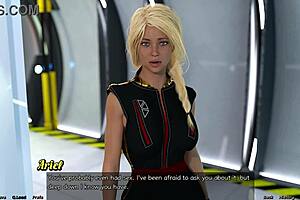 Blonde Virgin Caught With Step Sister In Intense Space Adventure!