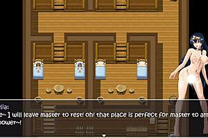 cursed armor - taken by bandits with big tits slave and cum