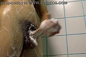 Beautiful Cock Massage in the Shower