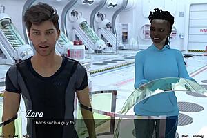 Stranded in space 8 - helping zara with curvy big tits