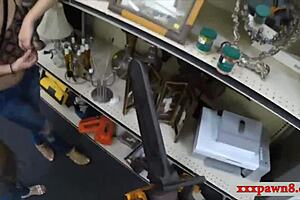 amateur blonde sells wedding dress on hidden cam