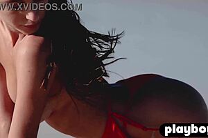 Petite milf model gloria sol shows her beautiful curvy body