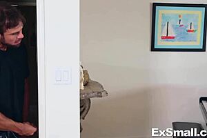 oh wow, the maid catches him jerking off in this roleplay, leading to hardcore blowjob and monster cock action! 😏💦