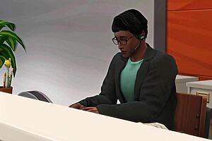 the ceo fucks his business woman in the office - 3d hentai preview