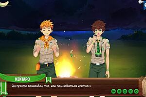 Game Friends Camp Episode 3: Hiking in the Forest Russian Voice Acting