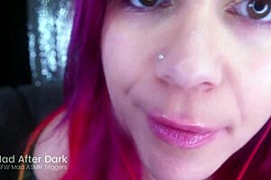 Asmr glory lens licking and mouth sounds