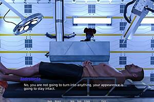 In this erotic game through spacetime, big tits abound