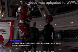 In this erotic game through spacetime, big tits abound