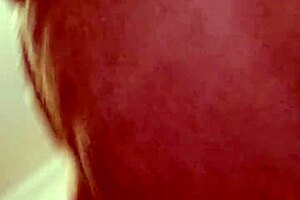 The Blonde Woman And Her Strong Man In An Amateur Setting