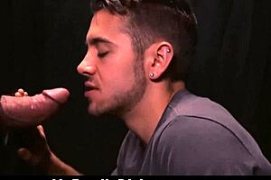 Stepdad Gets Deepthroat Blowjob From Stepson At Gloryhole.