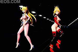 Mmd milky animation bible black request video milk and mo