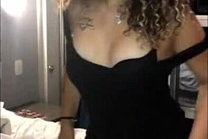 Perlitah showin her tattooed ass in debut.