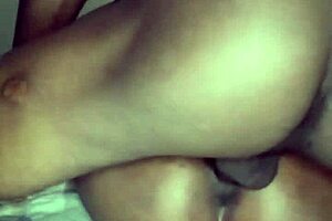 hairy tight pussy gets nice close penetration view