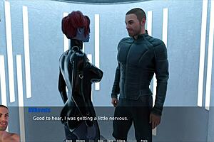 In this erotic game through spacetime, big tits abound