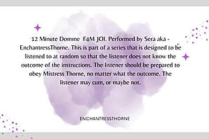 Femdom Goddess Teases with Jerk Off Instructions for Cum Eating Orgasm