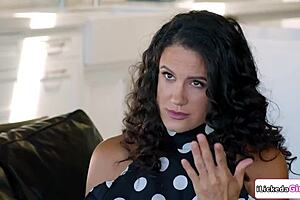 Ebony lesbian model scissoring with big tits milf coach in interracial scene