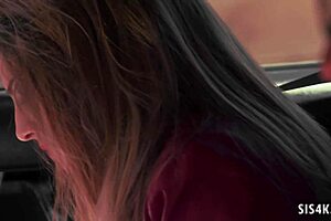 My boyfriend's stepsisters love lesbian sex, it's hot!