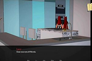 my new family 292 with redhead and small tits in homemade setting.