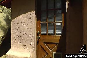 alex legend fucks jodi taylor's big clit in the backyard