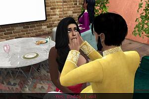 Hindi Stepdaughter Fucked By Indian Stepdad In Front Of Stepmother