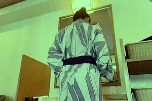 i'm at akiu onsen where the hot water turns my ass red and steamy.