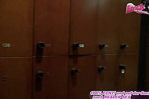 german teen gets anal pov in dressing room