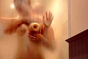Wife Receives Bathroom Fucking Ending in Cum in Mouth and Pussy