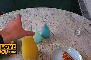 See it from a different angle: Kriss Kiss is a cocktease in this video.