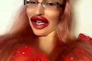 i'm yer goddess wit glasses givin jerk off instructshuns fer yer cock dominashun