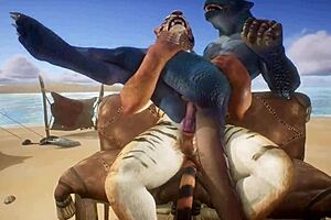 tiger gets lizard off multiple times in wild furry action