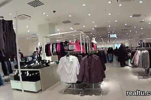 Hey, wanna see how this Czech teen 18+ gets pounded in a supermarket POV?