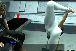 Stranded in Space 40 - Hot Yoga with Big Tits Milf Turns Steamy!