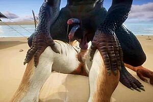 tiger gets lizard off multiple times in wild furry action