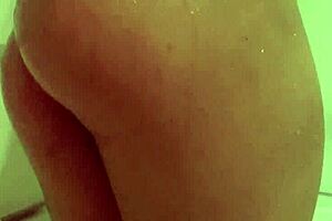 tiny babe elsa jean fingers her hairy pussy softly