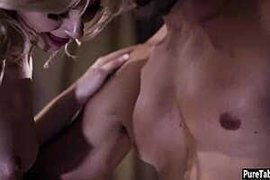 annoyed milf wife, why'd you jump into this cheating threesome blowjob?