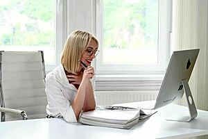 Damn! Slutty Secretary Sky Pierce Seduces Hesitant Boss for Office Sex GP2806!