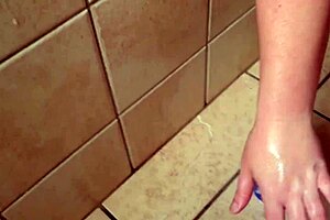 Enjoying a Piss Body Wash in the Pool with Big Tits and Kinky Fetish Fun