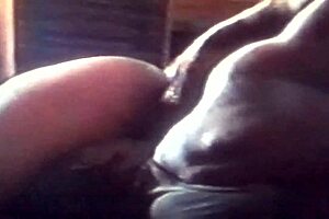 my ebony girlfriend bent over and orgasmed hard from doggystyle fucking