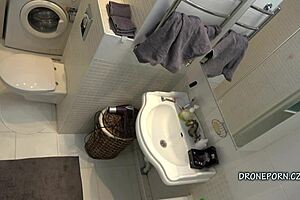 Doly Caught on Spy Cam in Bathroom