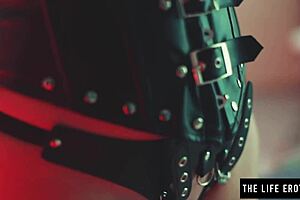 Pretty Redhead Whips Her Own Ass Until Orgasm