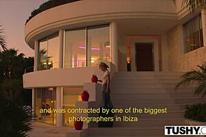 Tushy super horny model gets her ass gaping on shoot.