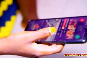 african girlfriend visits, loves my big cock