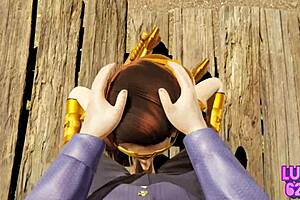 i'm wonder woman thanking clark kent with my big tits and ass