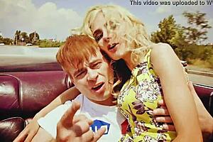 Alex Angel in the city of love, getting a sensual massage and dancing? Watch her striptease!