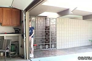 Gay Sex in the Garage with Deep Monster Cock Action!