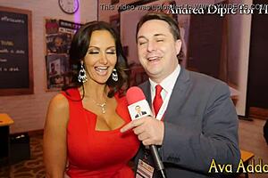 Ava Addams Interacts with Her Chest for Andrea Diprè