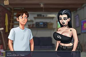 Summertime Saga episode 117 unfolds in anime style