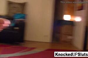 I'm knocked up and getting double penetrated by a cock and toy