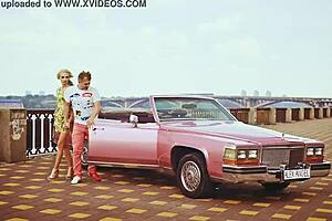 Alex Angel in the city of love, getting a sensual massage and dancing? Watch her striptease!